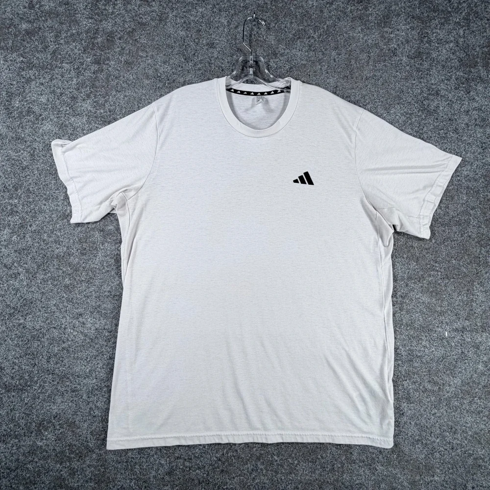 Adidas Train Essentials Prime T-Shirt Mens XL White Moisture Wicking Aeroready‎